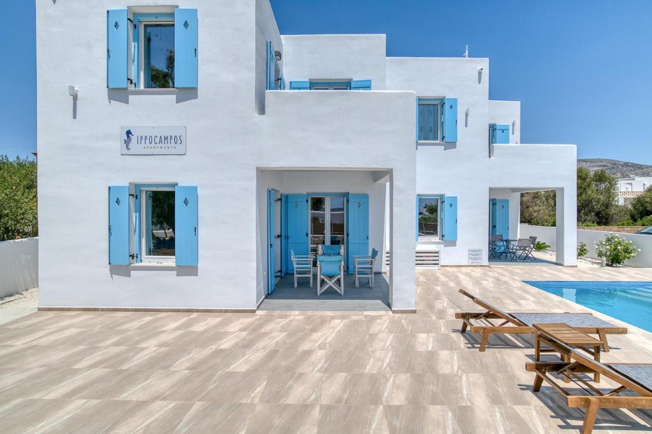 Ippocampos Seaside Serenity - Unwind At Paros Poolside Retreats Alikí 外观 照片